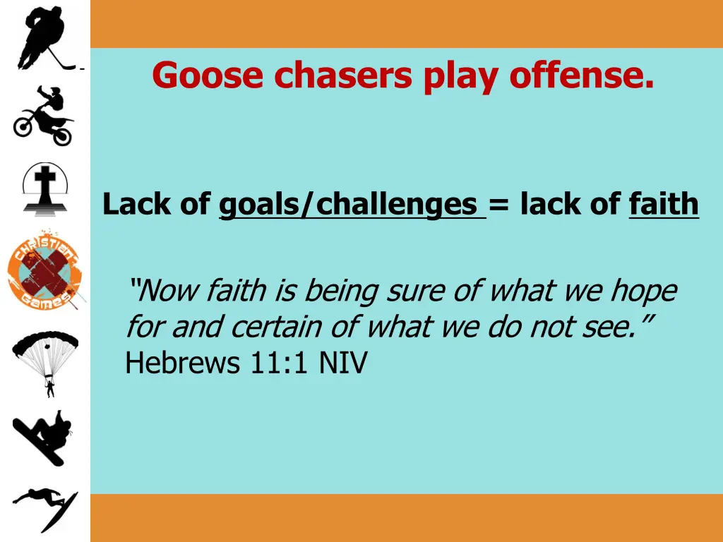 goose chasers play offense 1
