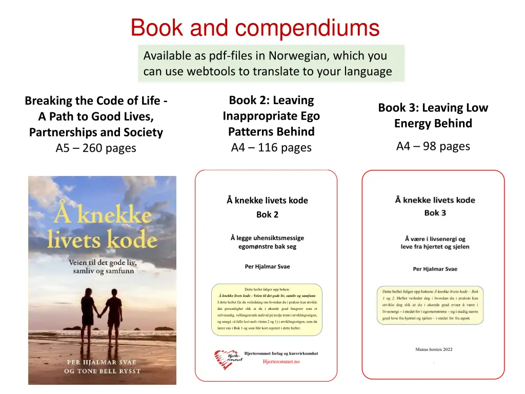 book and compendiums