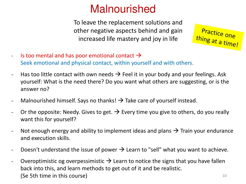 malnourished