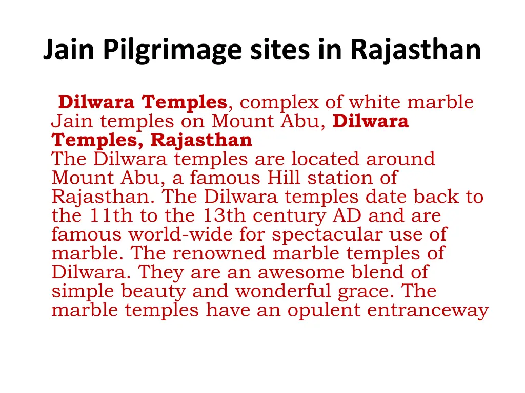 jain pilgrimage sites in rajasthan