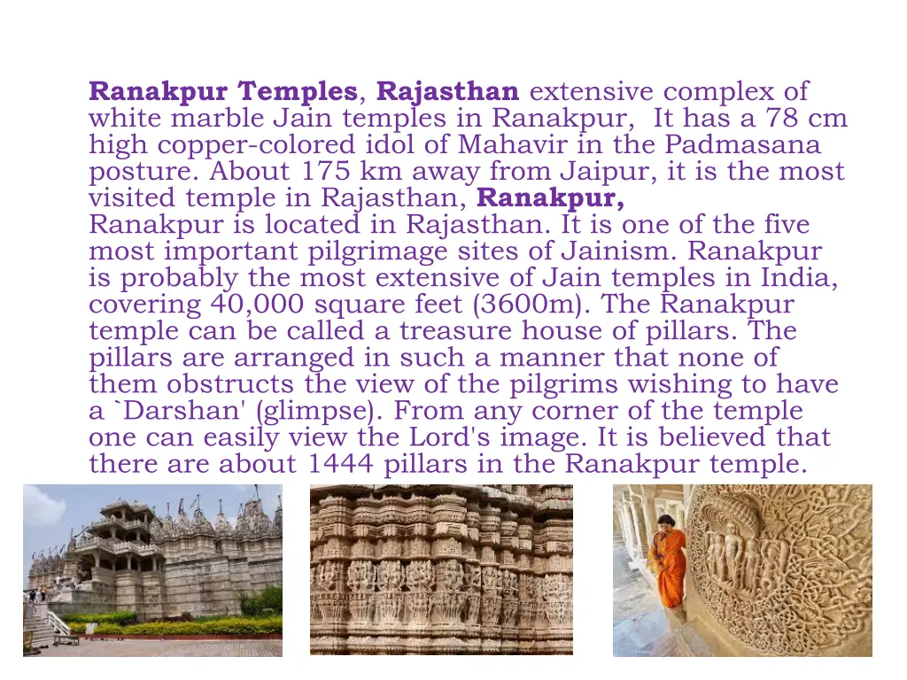 ranakpur temples rajasthan extensive complex