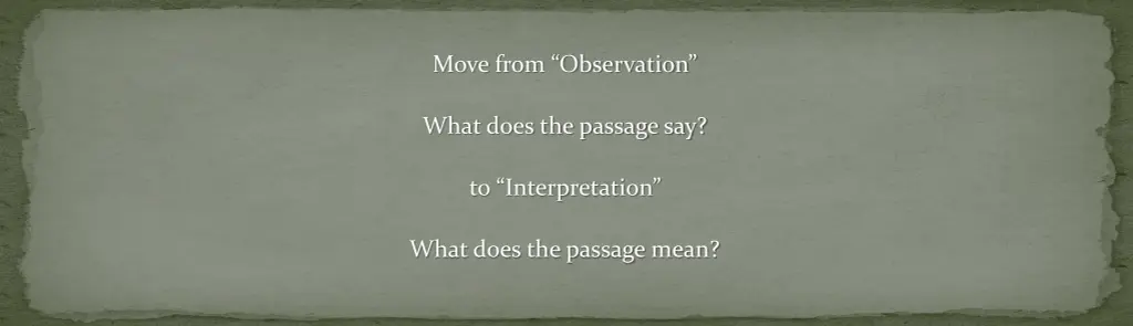 move from observation