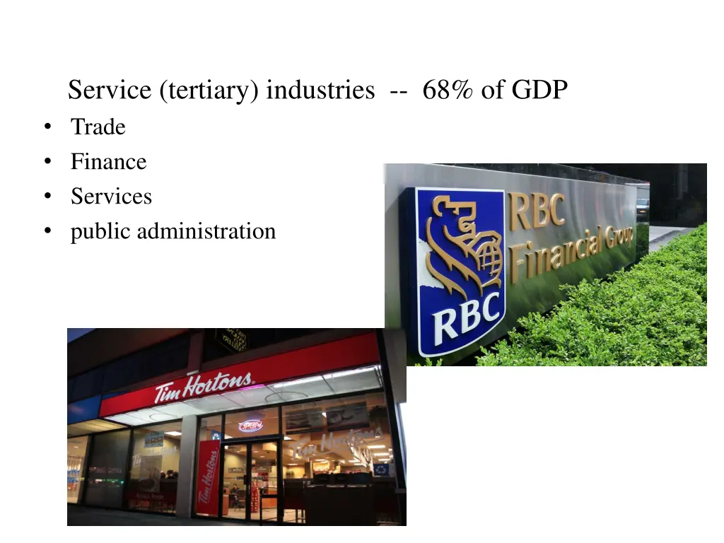 service tertiary industries 68 of gdp trade
