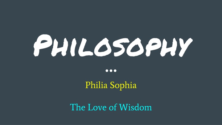 philosophy
