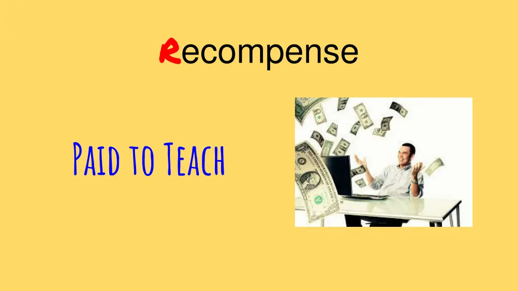 r ecompense