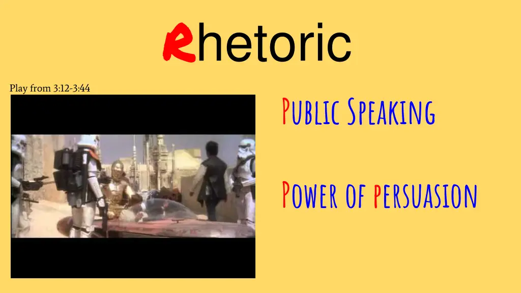 r hetoric