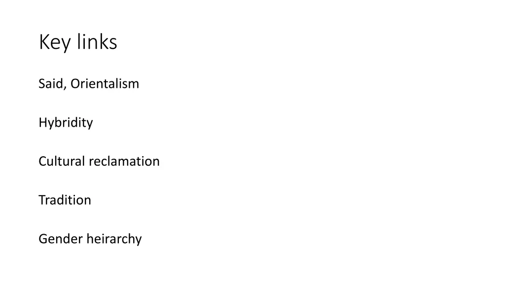 key links