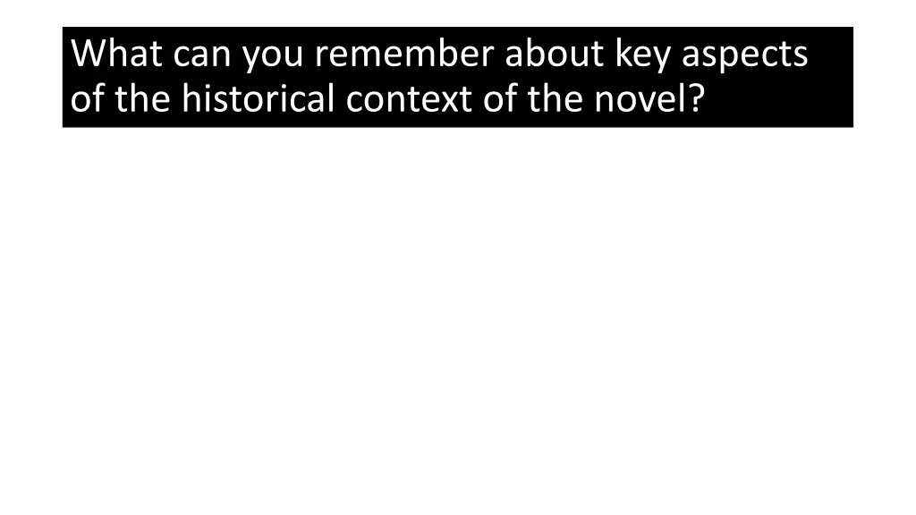 what can you remember about key aspects