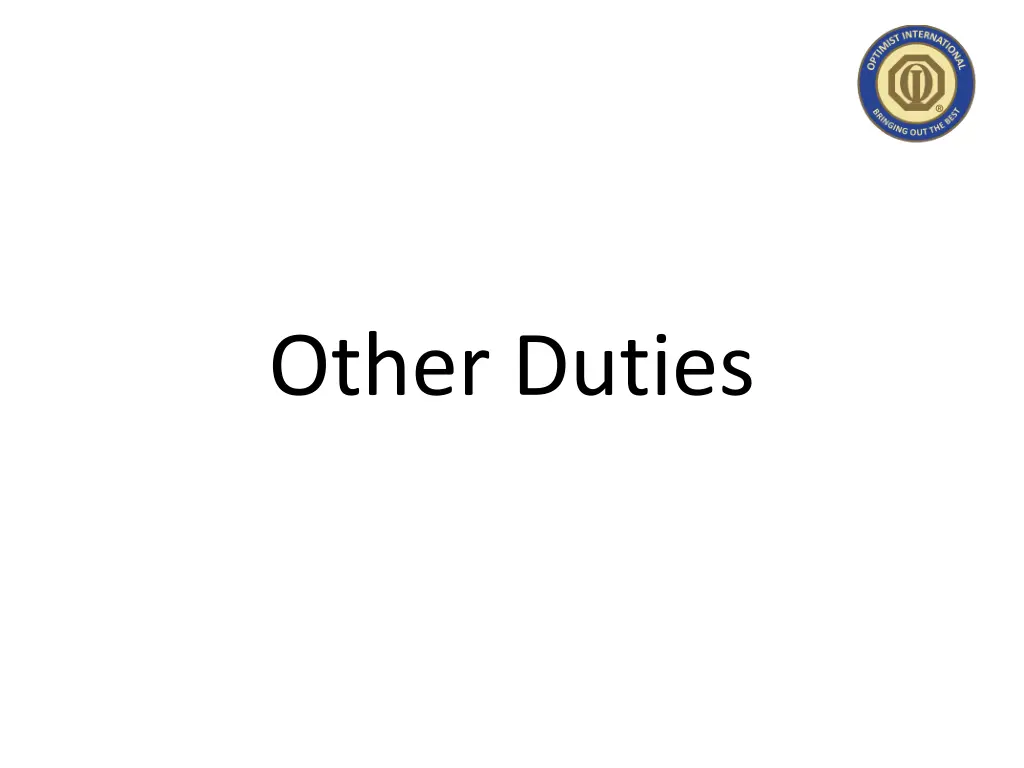 other duties