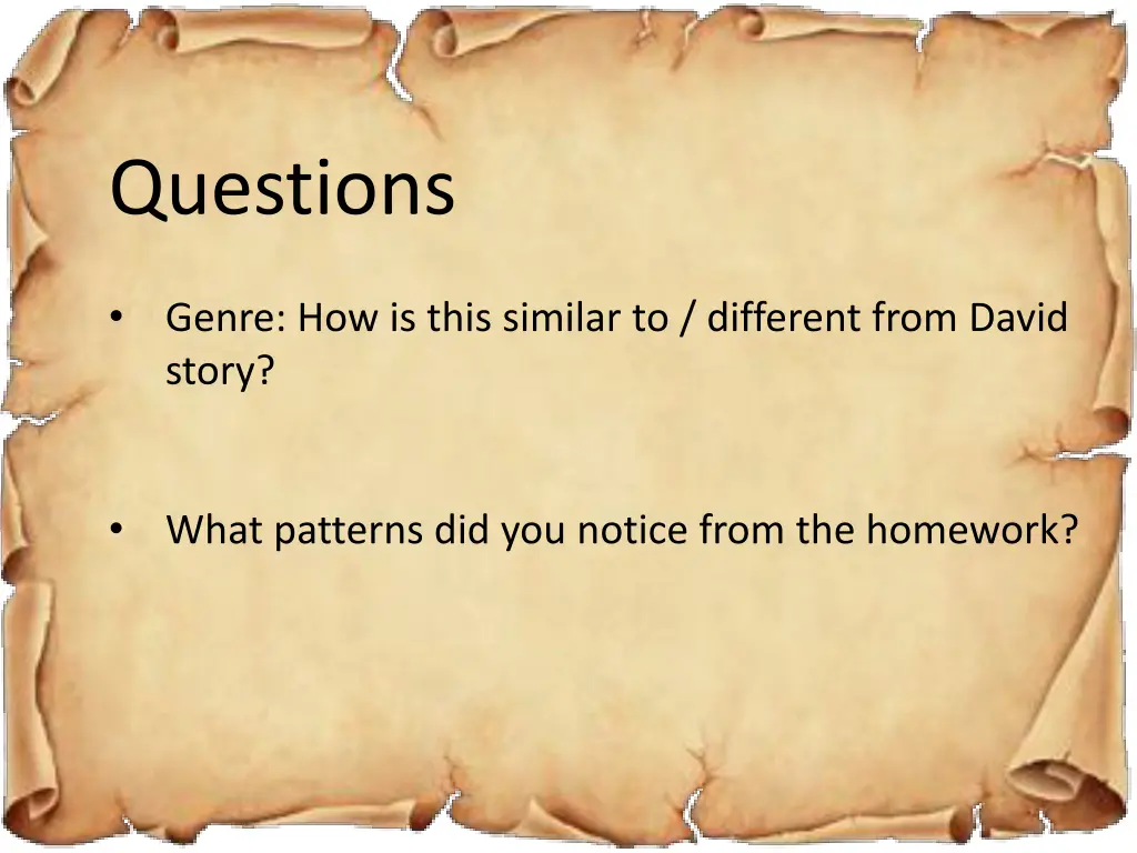 questions