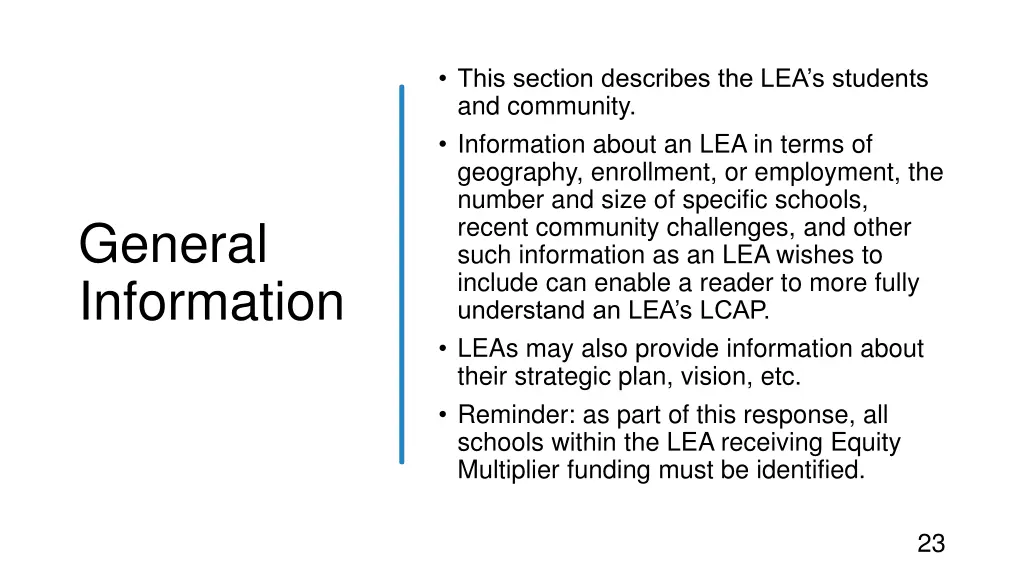 general information