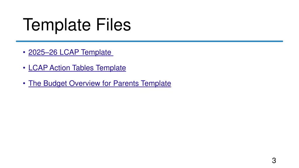 template files