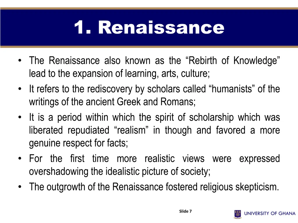 1 renaissance