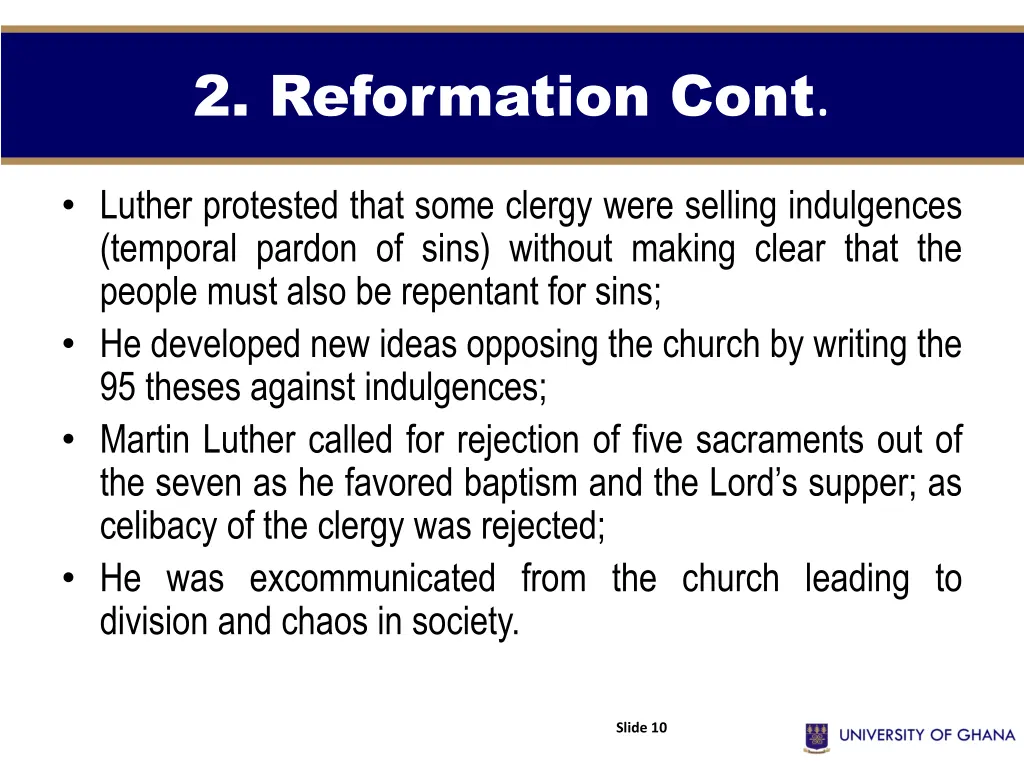 2 reformation cont 1
