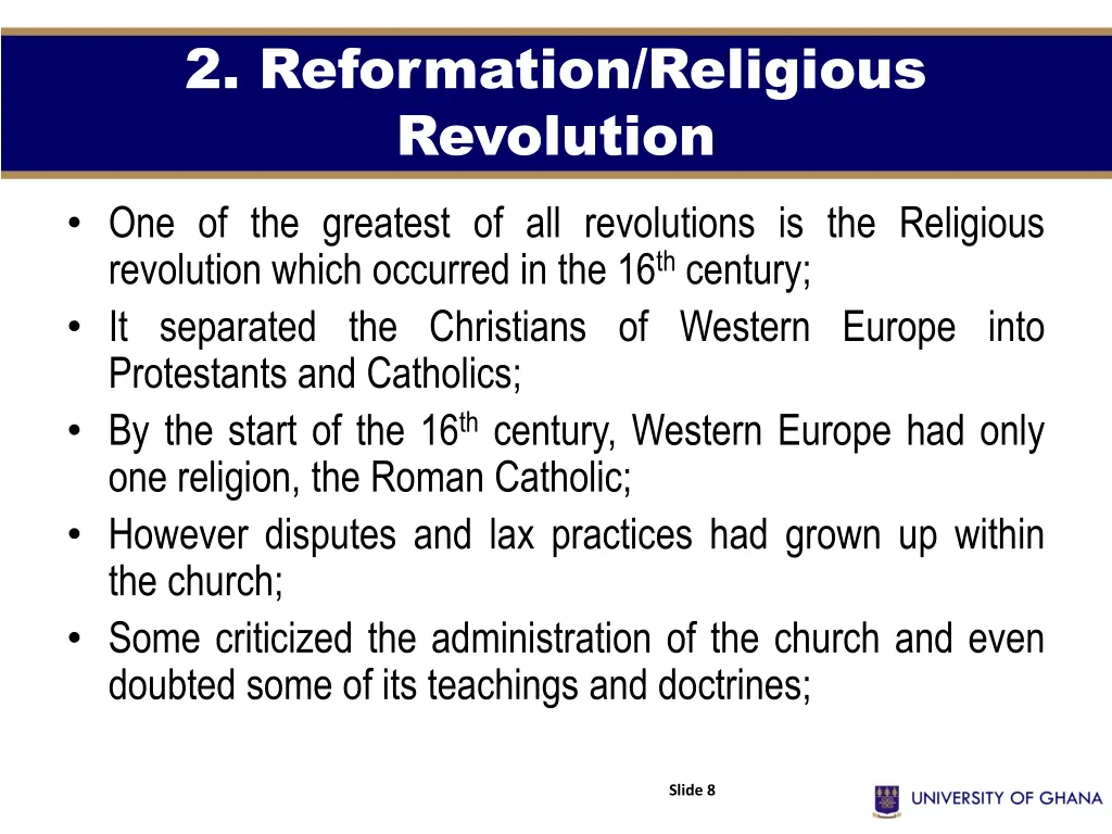 2 reformation religious revolution