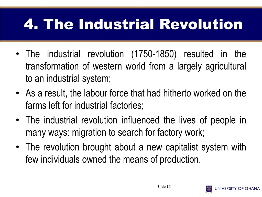 4 the industrial revolution