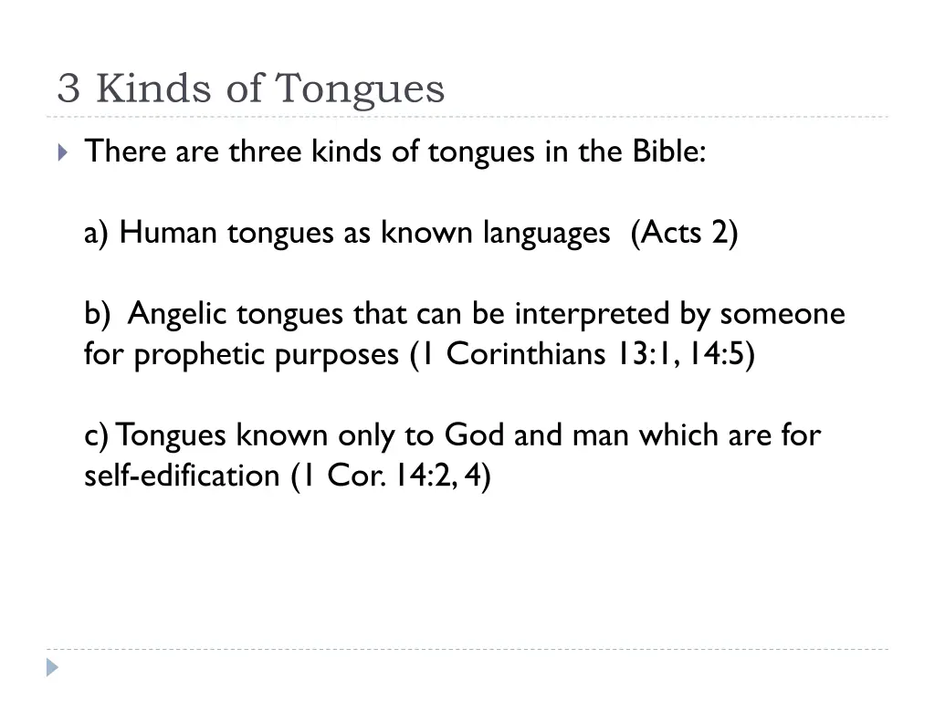 3 kinds of tongues