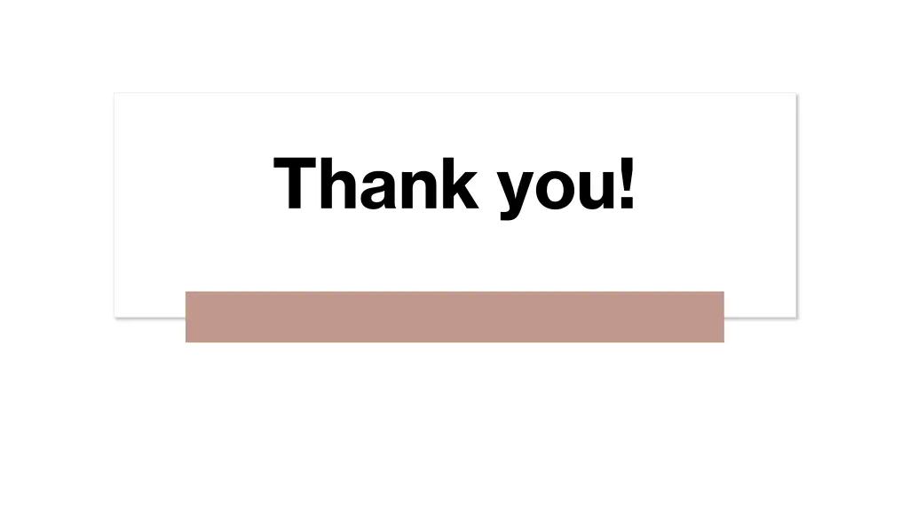 thank you