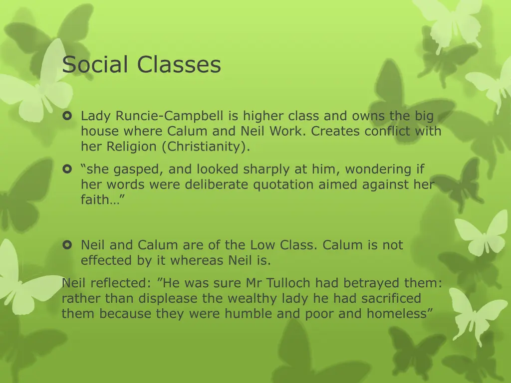 social classes