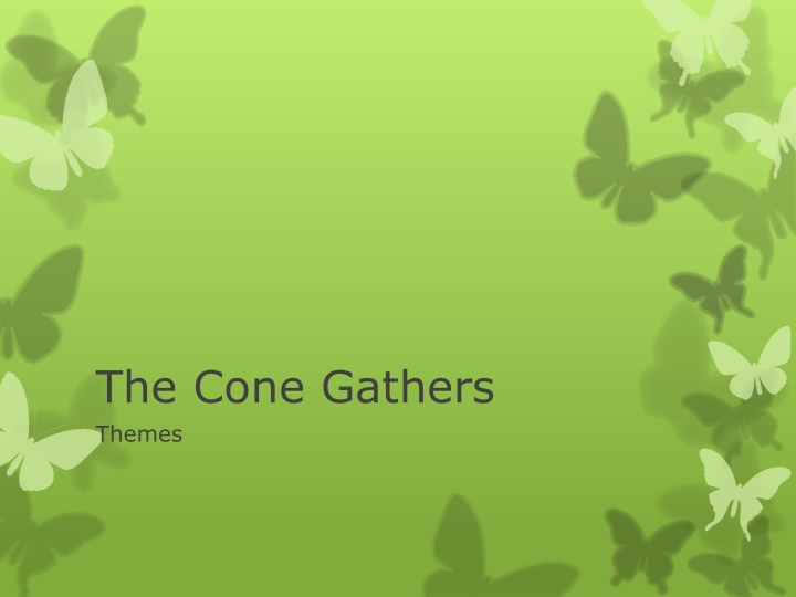the cone gathers themes