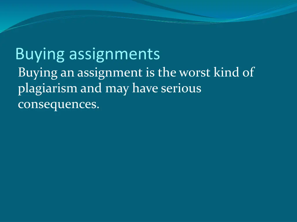buying assignments buying an assignment