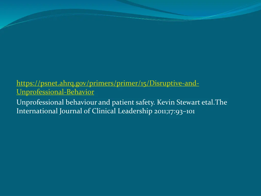 https psnet ahrq gov primers primer 15 disruptive
