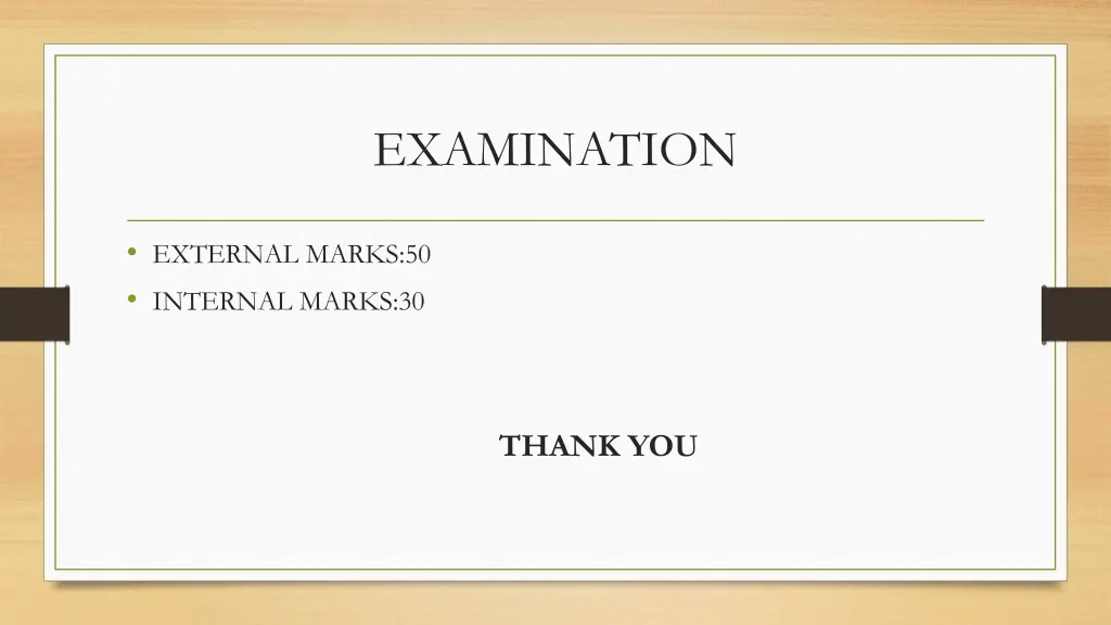 examination