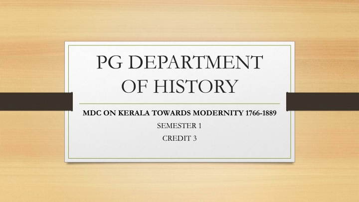 pg department of history