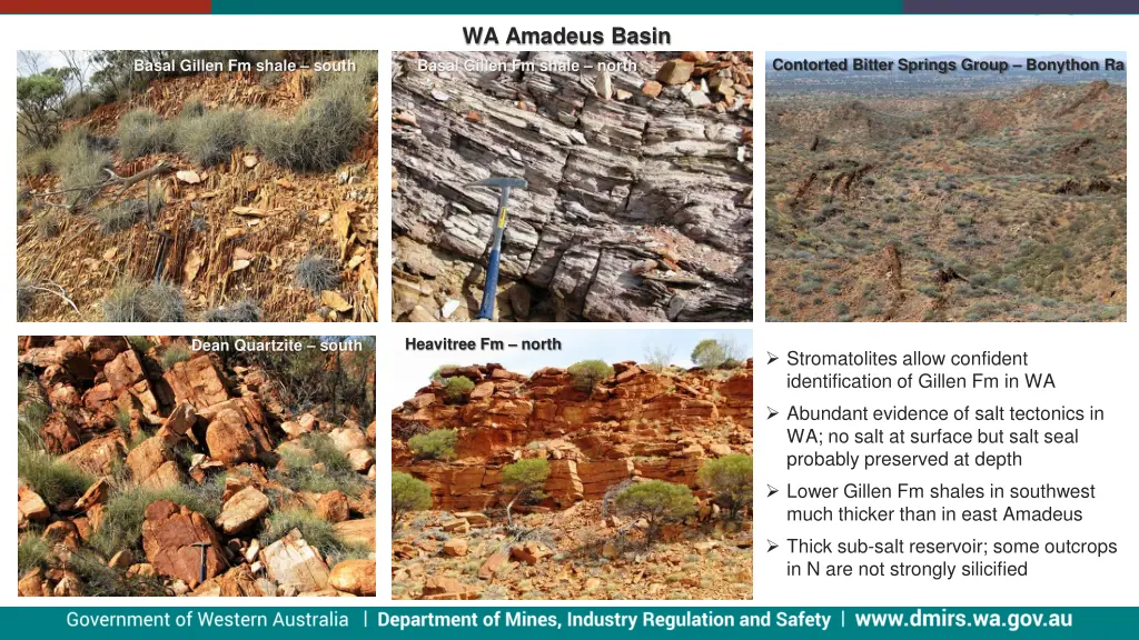 wa amadeus basin basal gillen fm shale north