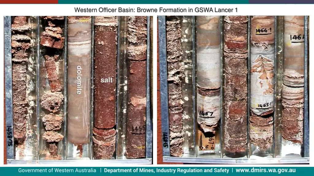 western officer basin browne formation in gswa