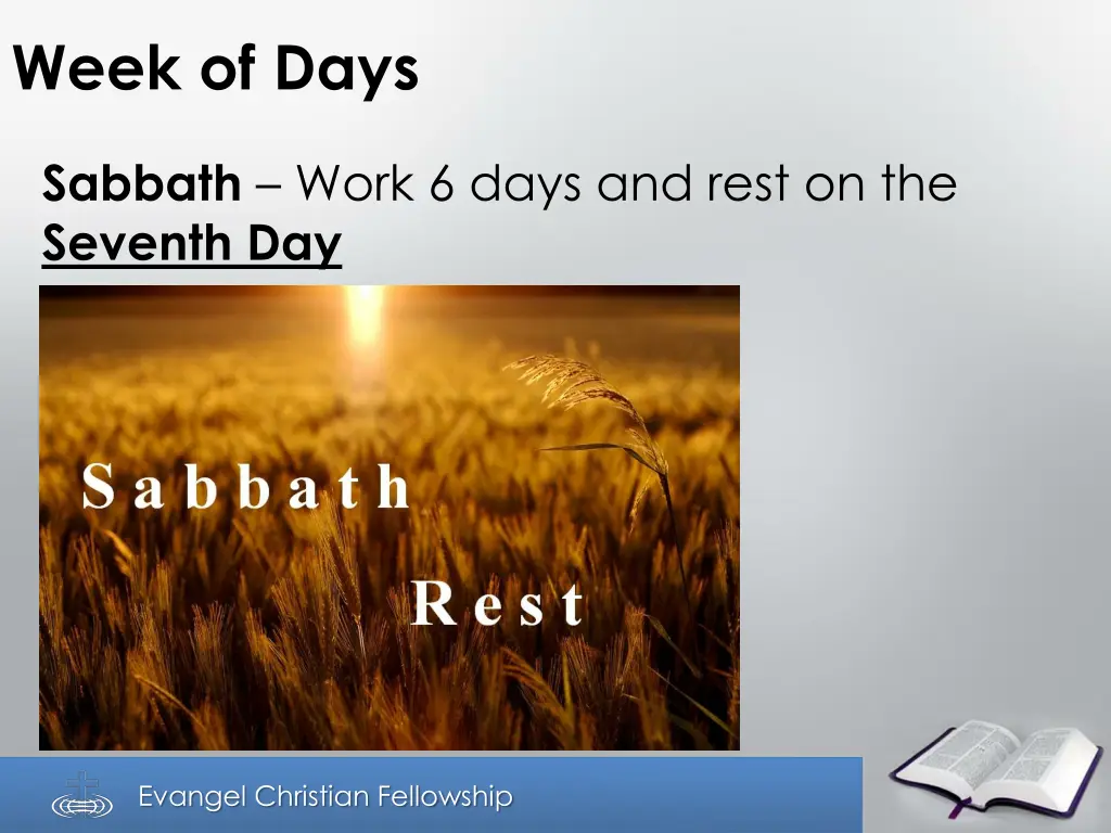 week of days