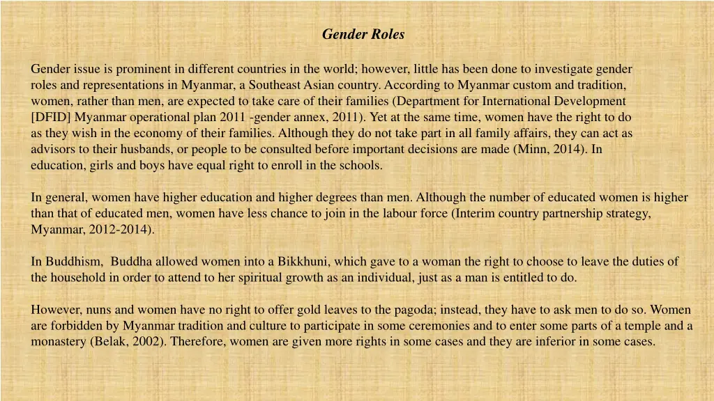 gender roles 1