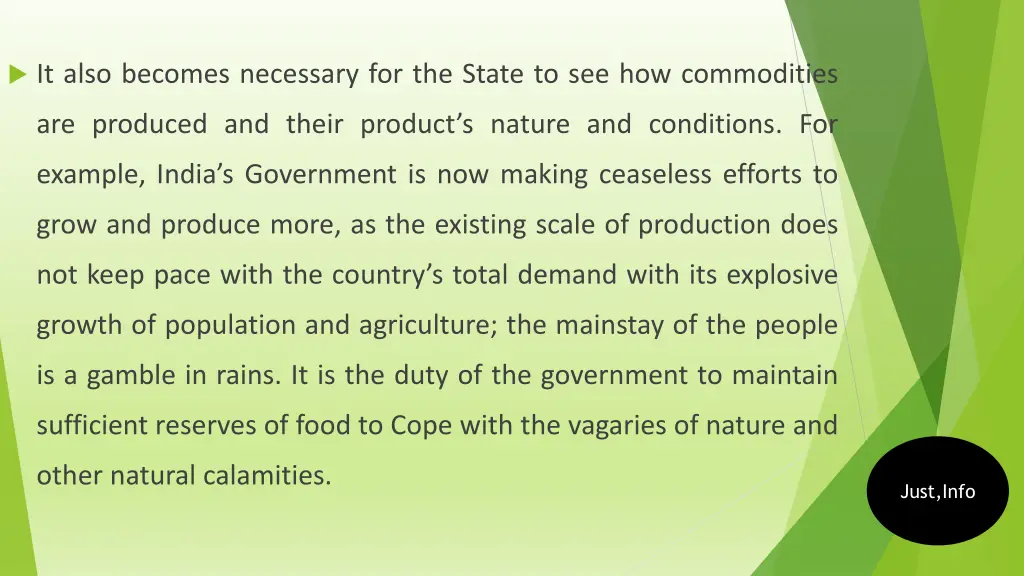 it also becomes necessary for the state