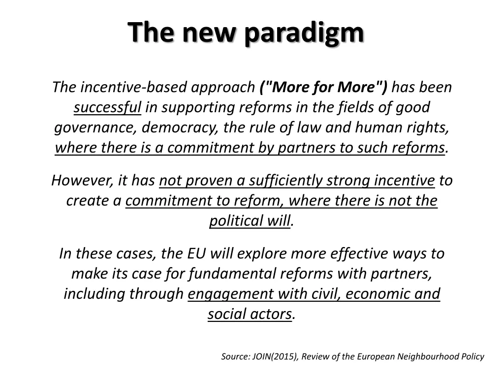 the new paradigm 2