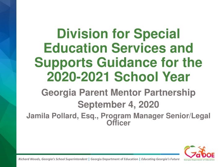 division for special education services