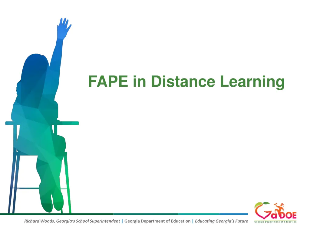 fape in distance learning