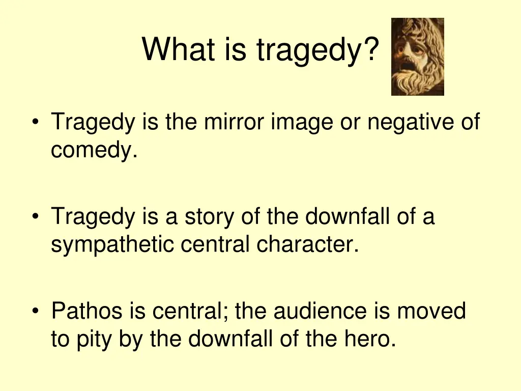 what is tragedy