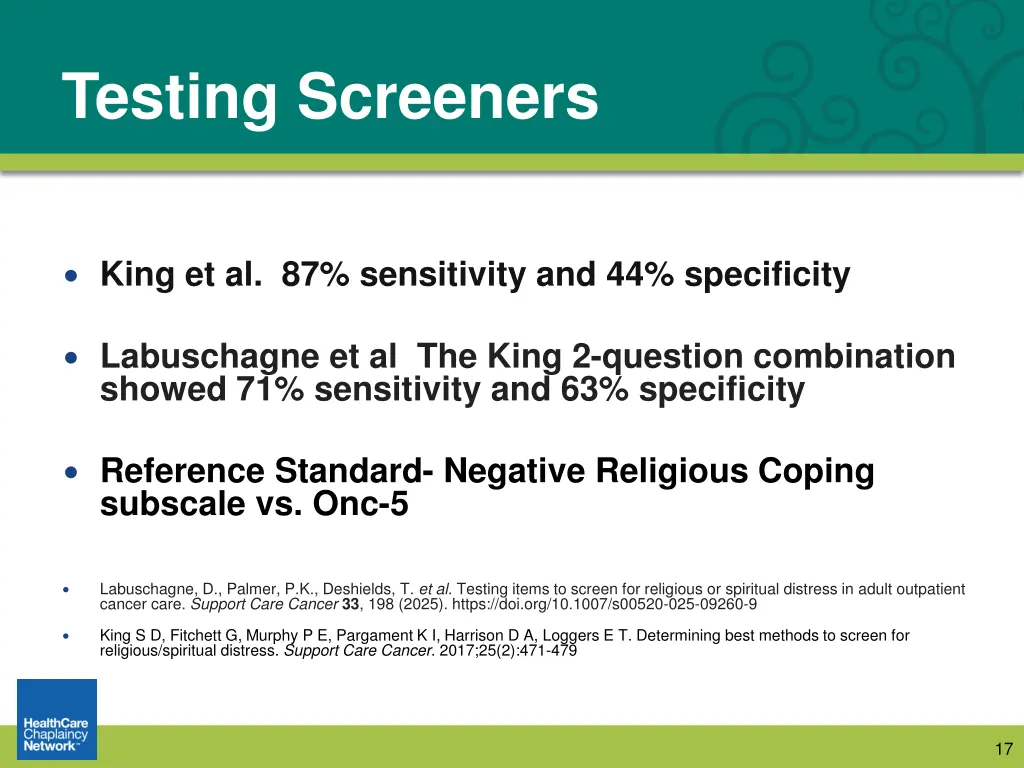 testing screeners