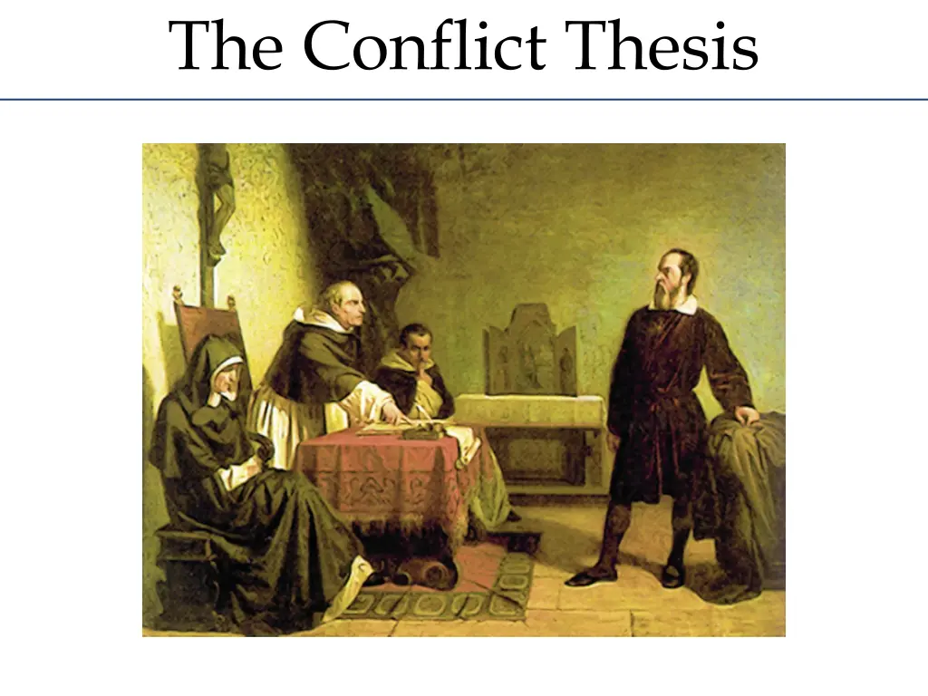 the conflict thesis 5