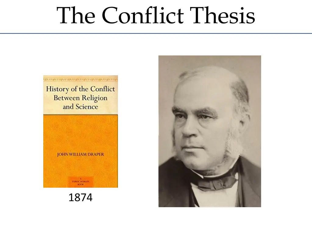 the conflict thesis