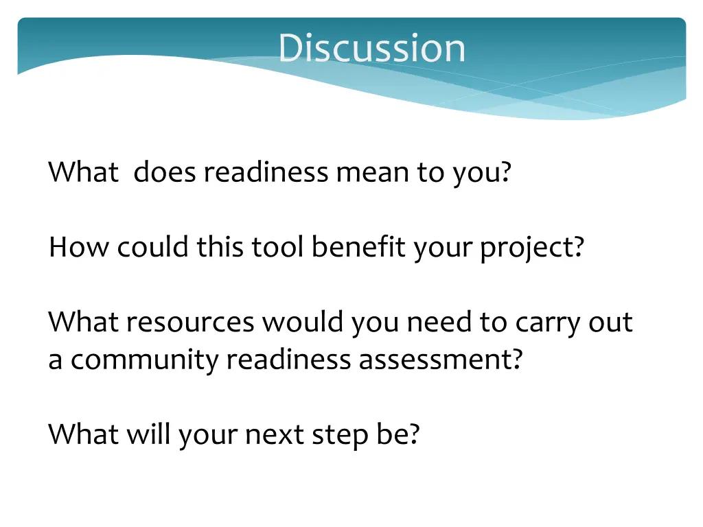 discussion