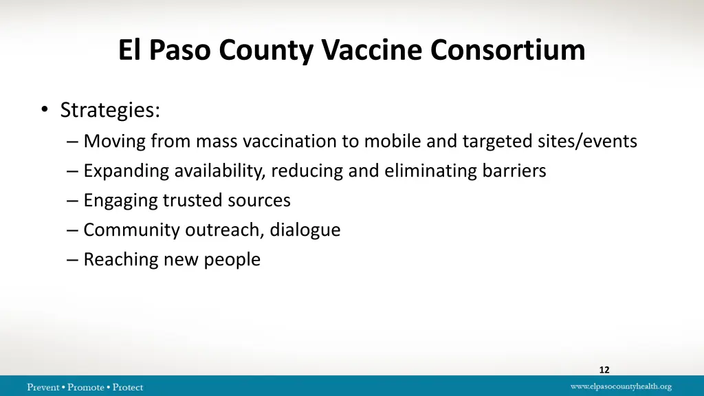 el paso county vaccine consortium