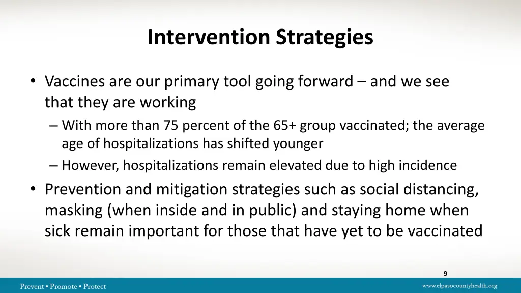 intervention strategies