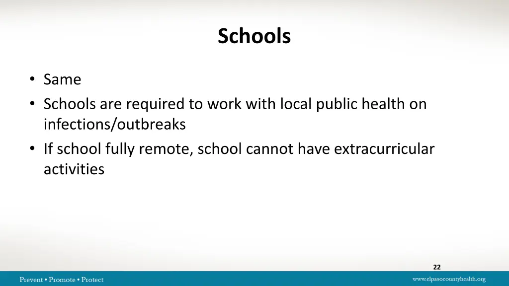 schools