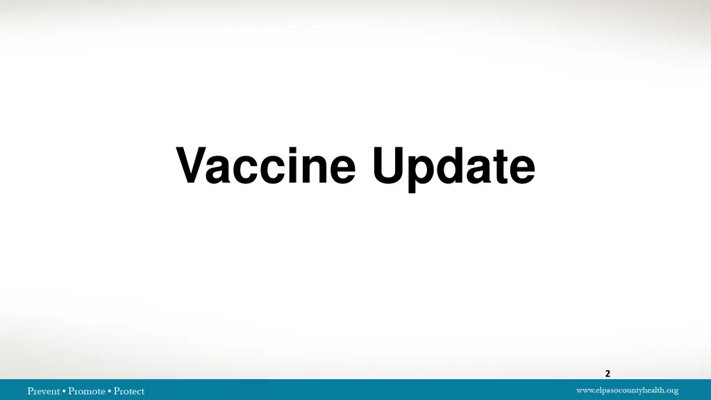 vaccine update