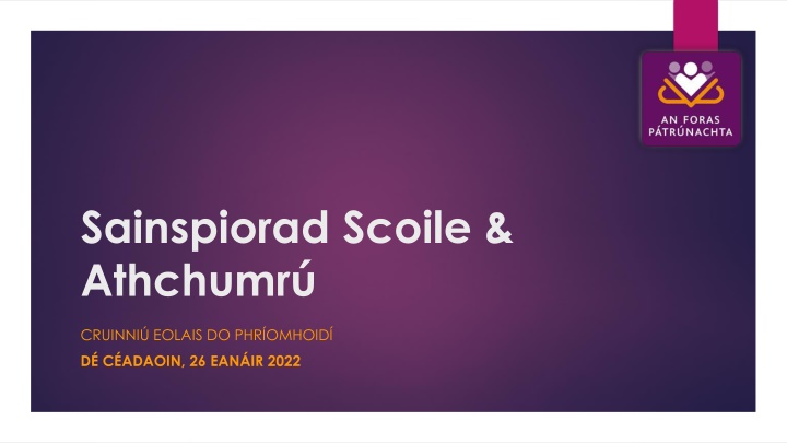 sainspiorad scoile athchumr