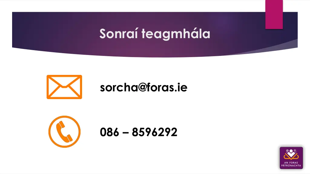 sonra teagmh la