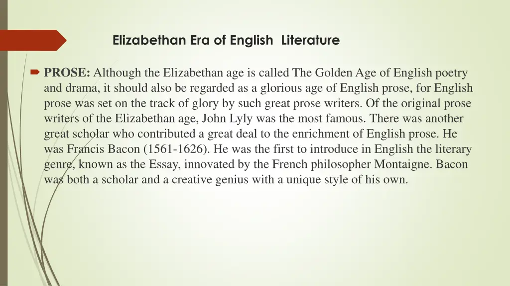 elizabethan era of english literature 4