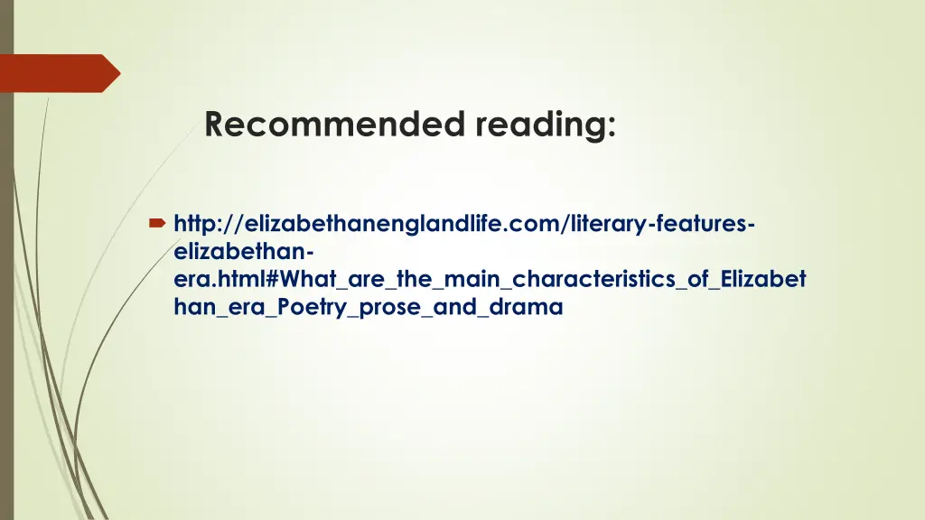 recommended reading