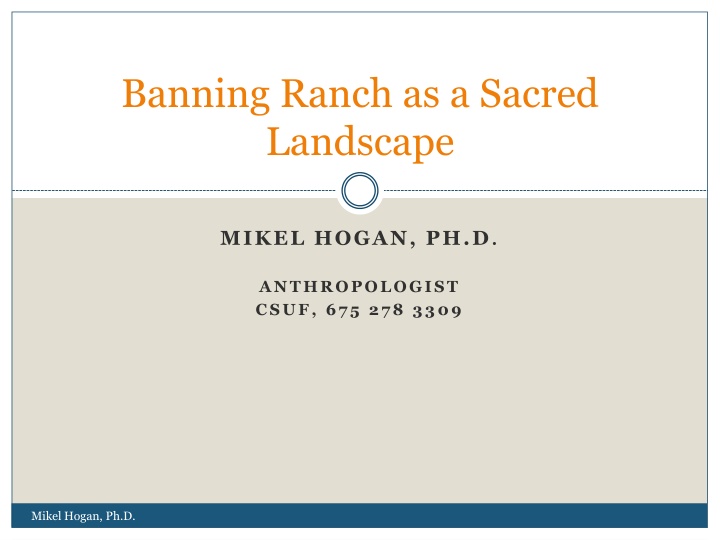 banning ranch as a sacred landscape